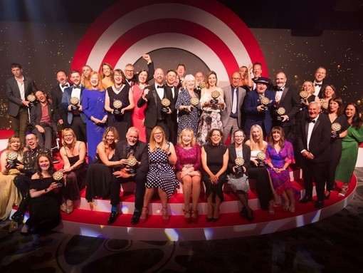 Award winners posing at the Awards for Excellence 2024 ceremony