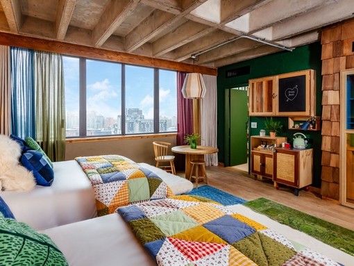 A room at Treehouse Hotel Manchester