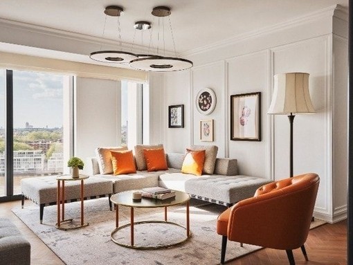 Room interior of Park Hyatt London River Thames