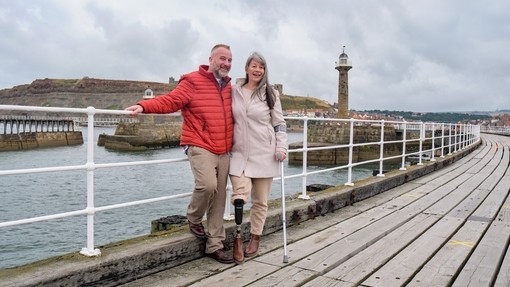 Couple on Whitby Pier