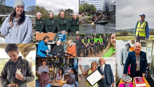 A collage of the finalists for Tourism Superstar 2024