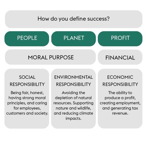 Illustration of the Triple Bottom Line
