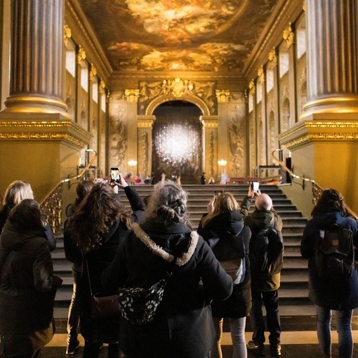 Delegates touring Old Royal Naval College during Showcase Britain 2024