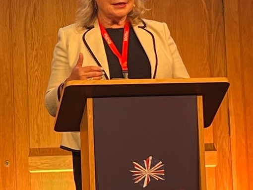 VB CEO Patricia Yates speaking at UKinbound conference_Belfast_20 Sept 2023