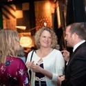 Guests chatting at the drinks reception for the VisitEngland Awards for Excellence 2023. Warner Bros. Studio Tour - The Making of Harry Potter, Hertfordshire.